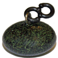 1.5oz Saucer Smooth Green Back Lead swivel