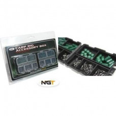 Carp Rig Accessories Kit in Box 100pc (Small)
