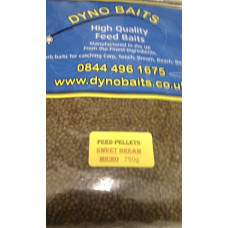 SWEET BREAM FLAVOUR FEEDER PELLETS ( MICRO ) ( DYNO BAITS ) 750g bag