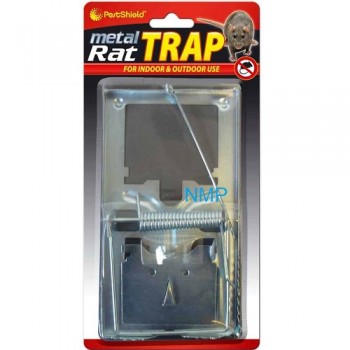 Pestshield METAL RAT TRAP CLASSIC SNAP RAT TRAPS - REUSABLE RODENT TRAPS