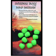 Enterprise Tackle ARTIFICIAL, IMITATION BAITS Sweetcorn Green Pop Up