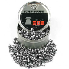 RWS Super H Point Hollow point .22 calibre air gun pellets 5.50mm 14.2 grains tin of 500