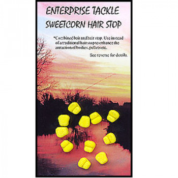 Enterprise Tackle ARTIFICIAL, IMITATION BAITS Sweetcorn Hair Stop YELLOW buoyant