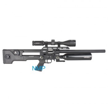 Reximex Ixia .177 calibre Multishot PCP Air Rifle Synthetic black stock 14 shot