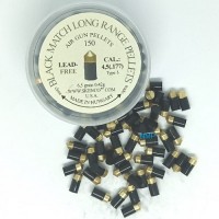 Skenco Black Match Long Rang Pellets .177 Calibre, 6.5 Grains, lead free Pointed tub of 150